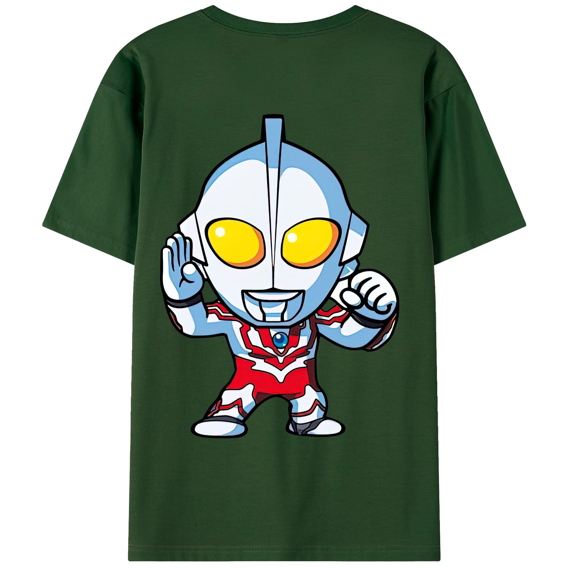 （画像用） ウルトラマン Ultraman 綿100％半袖Tシャツ（背面プリント）